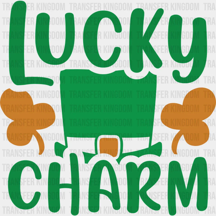 Orange Clover Lucky Charm St. Patrick's Day Design - DTF heat transfer
