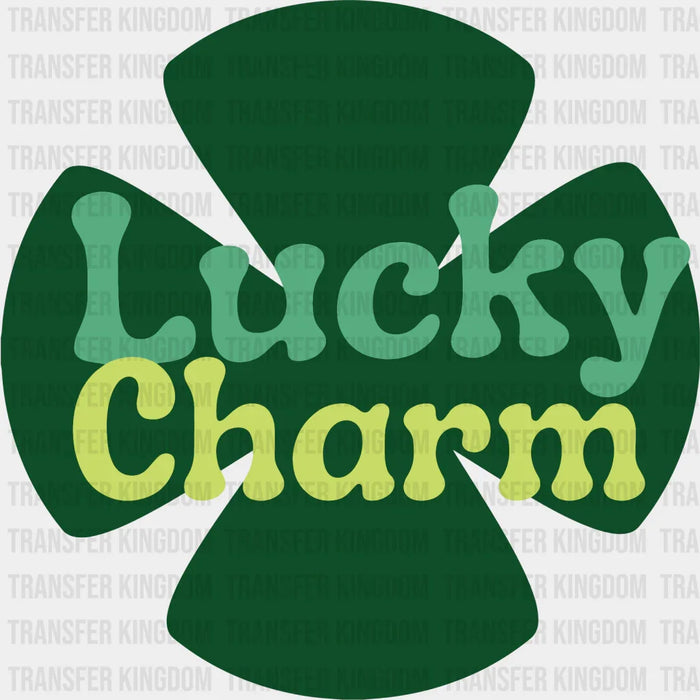 Lucky Clover Charm Blessing St. Patrick's Day Design - St. Patrick's Day DTF heat transfer