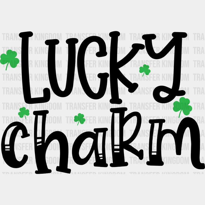 Lucky Charm St. Patrick's Day Clover Design - St. Patrick's Day DTF heat transfer