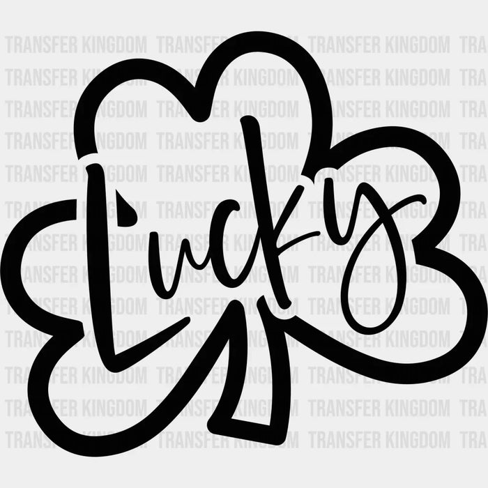 Lucky Clover St. Patrick's Day Design - DTF heat transfer