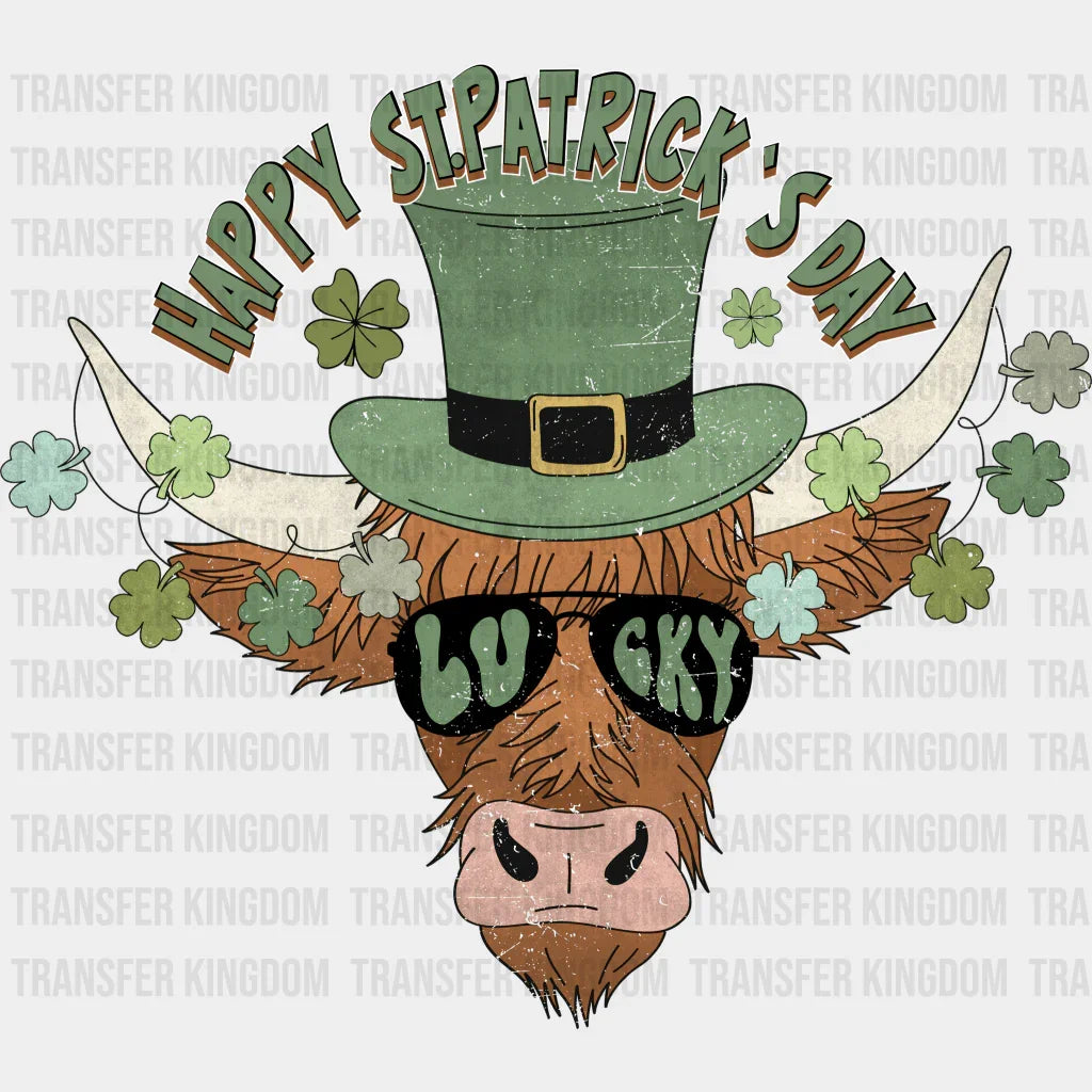 Lucky Cow St. Patrick's Day Design - DTF heat transfer - Transfer Kingdom