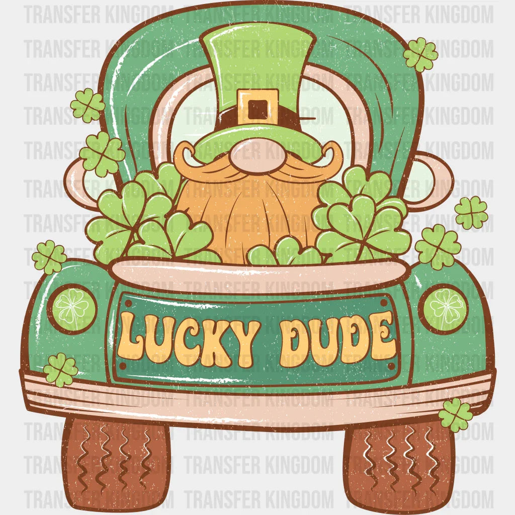 Lucky Dude St. Patrick's Day Design - DTF heat transfer - Transfer Kingdom