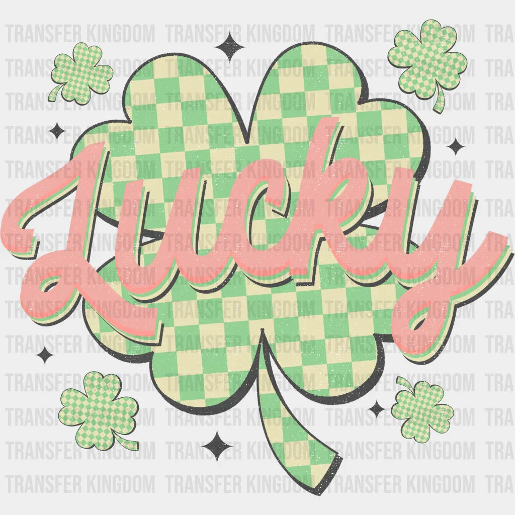 Lucky Four Leaf Clover St. Patrick's Day Design - DTF heat transfer - Transfer Kingdom