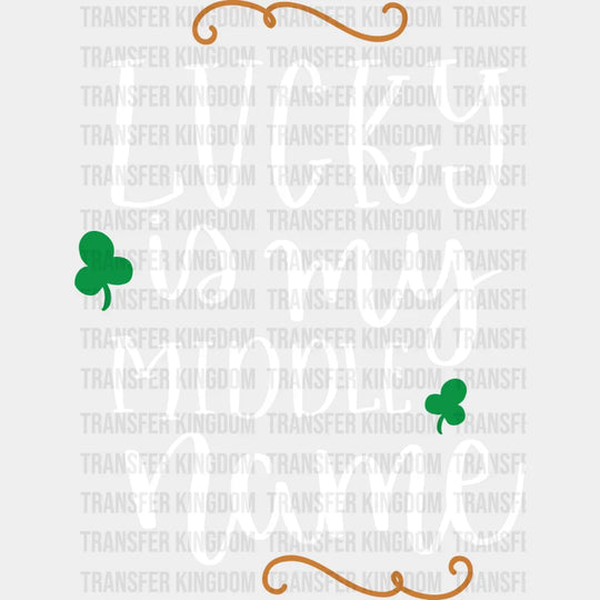 Lucky Is My Middle Name St. Patrick's Day Design - DTF heat transfer - Transfer Kingdom