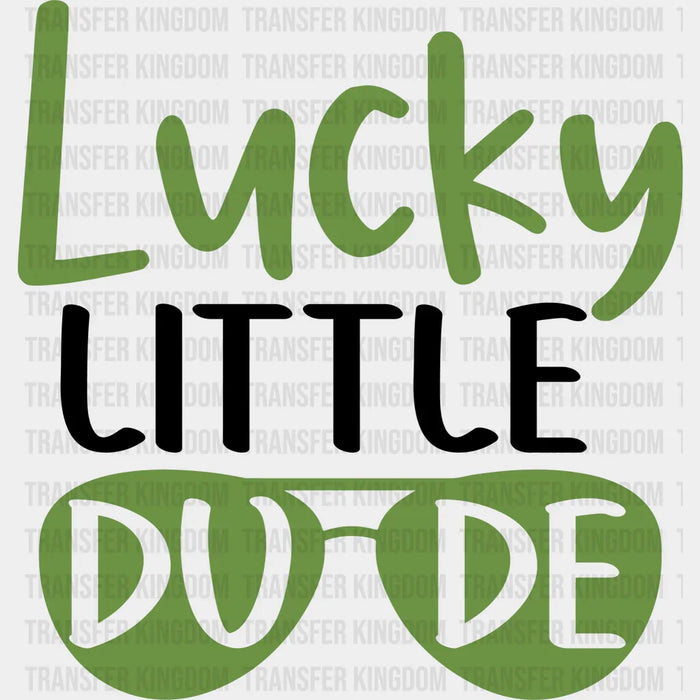 Lucky Little Dude Sunglasses St. Patrick's Day Design - DTF heat transfer