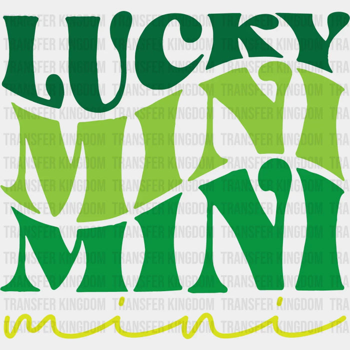 Lucky Mini St. Patrick's Day Design - DTF heat transfer