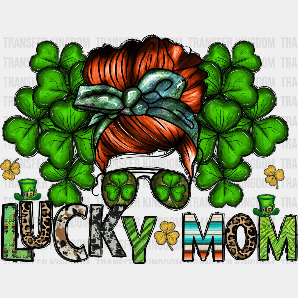 Lucky Mom St. Patrick's Day Design - DTF heat transfer - Transfer Kingdom