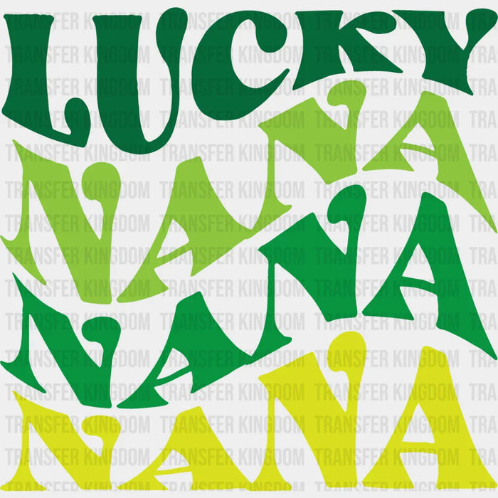 Lucky Nana St. Patrick's Day Design - DTF heat transfer