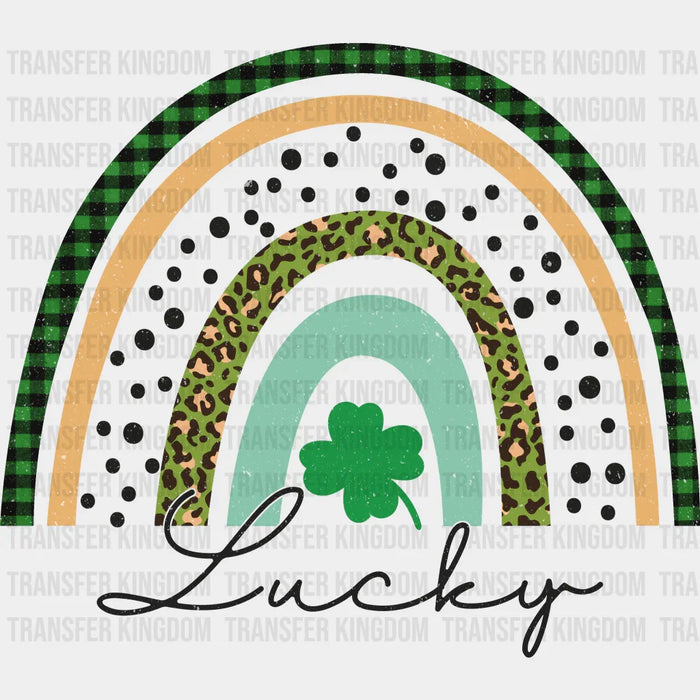 Lucky Rainbow St. Patrick's Day Design - DTF heat transfer