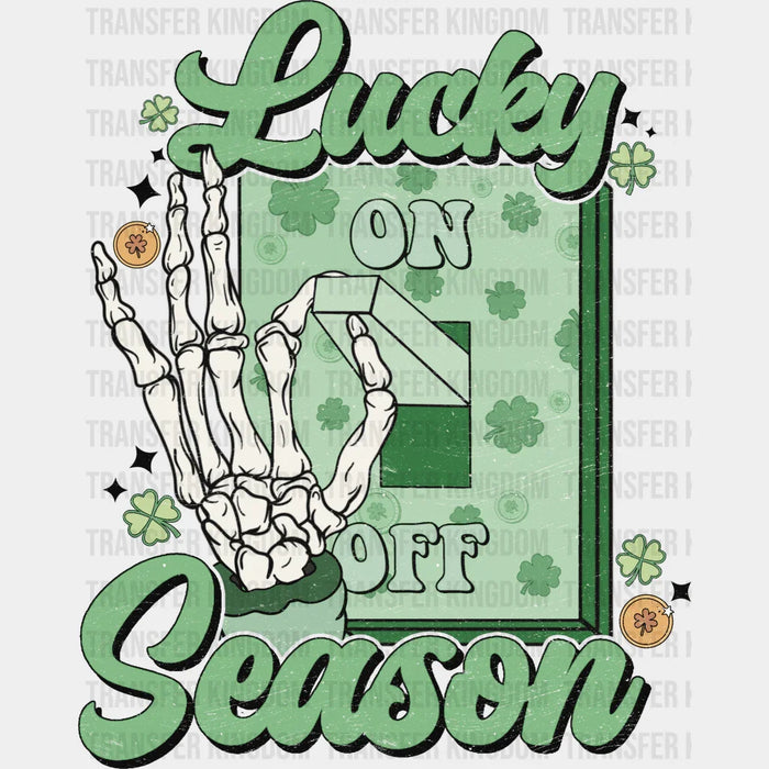Lucky Season Switch St. Patrick's Day Design - DTF heat transfer