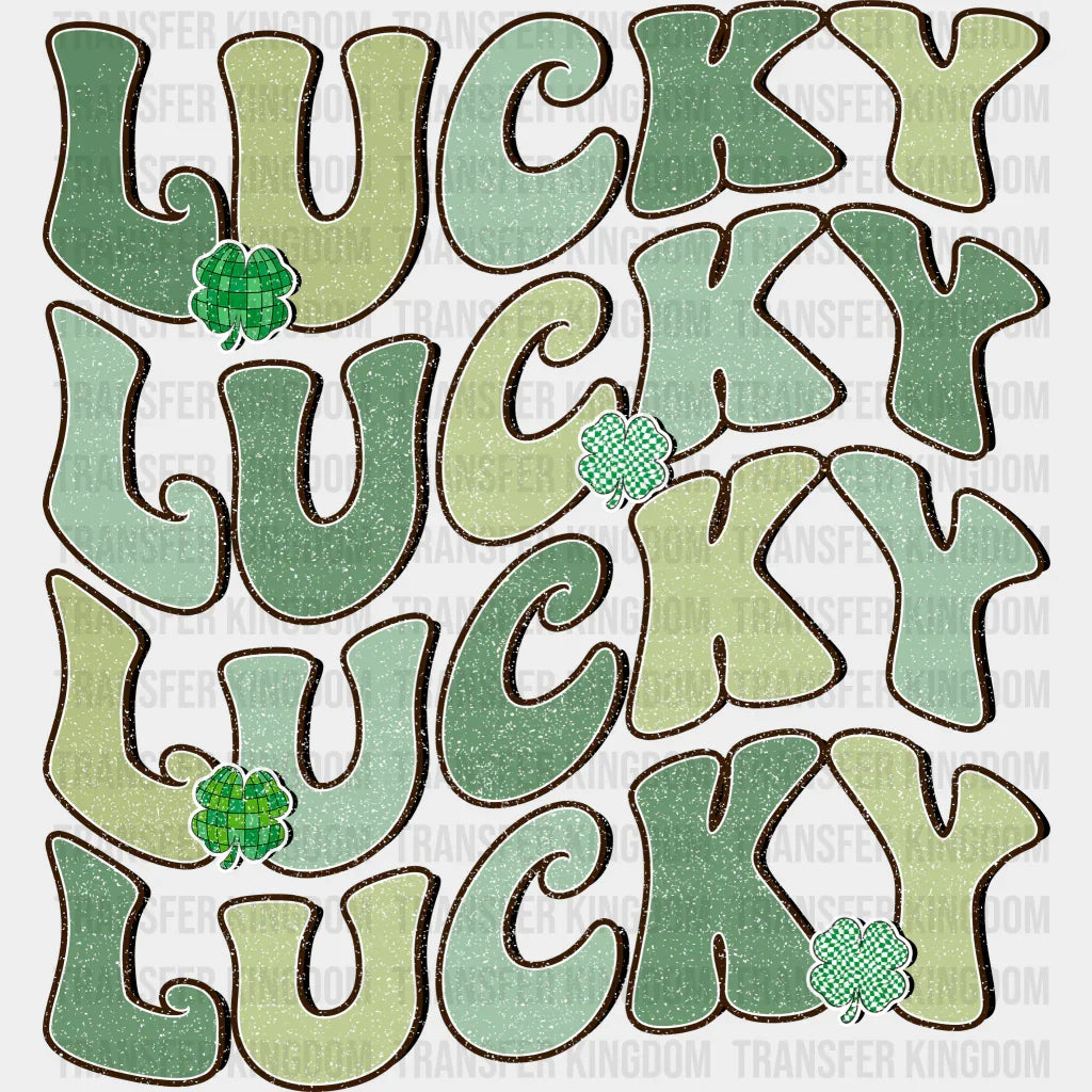 Lucky St. Patrick's Day Design - DTF heat transfer - Transfer Kingdom