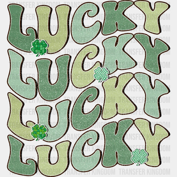 Lucky St. Patrick's Day Design - DTF heat transfer