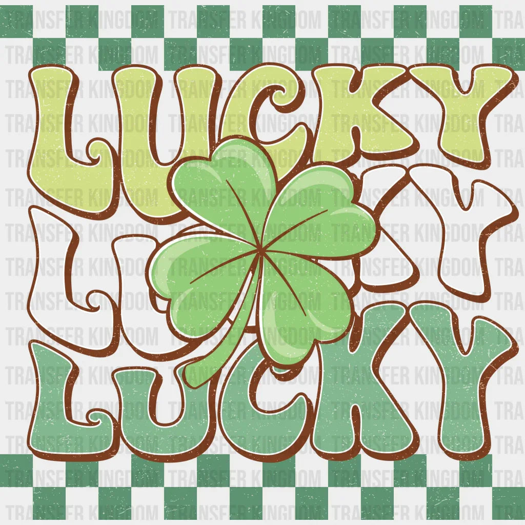 Lucky St. Patrick's Day Design - DTF heat transfer - Transfer Kingdom