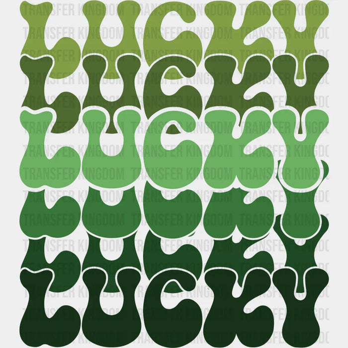 Lucky St. Patrick's Day Design - St. Patrick's Day DTF heat transfer