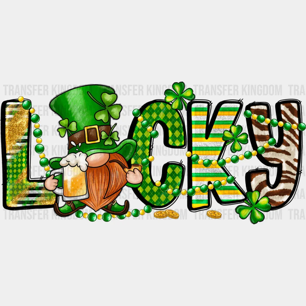 Lucky St. Patrick's Day Design - DTF heat transfer - Transfer Kingdom