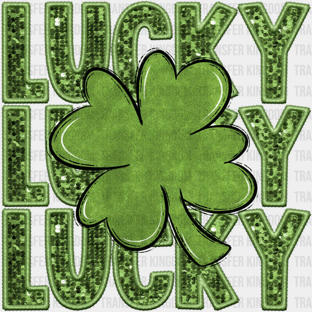 Lucky Lucky St. Patrick's Day Design - DTF heat transfer - Transfer Kingdom
