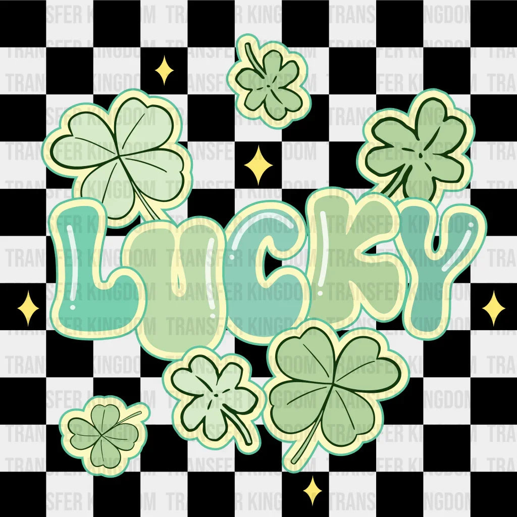 Lucky St. Patricks Day Design - DTF heat transfer - Transfer Kingdom