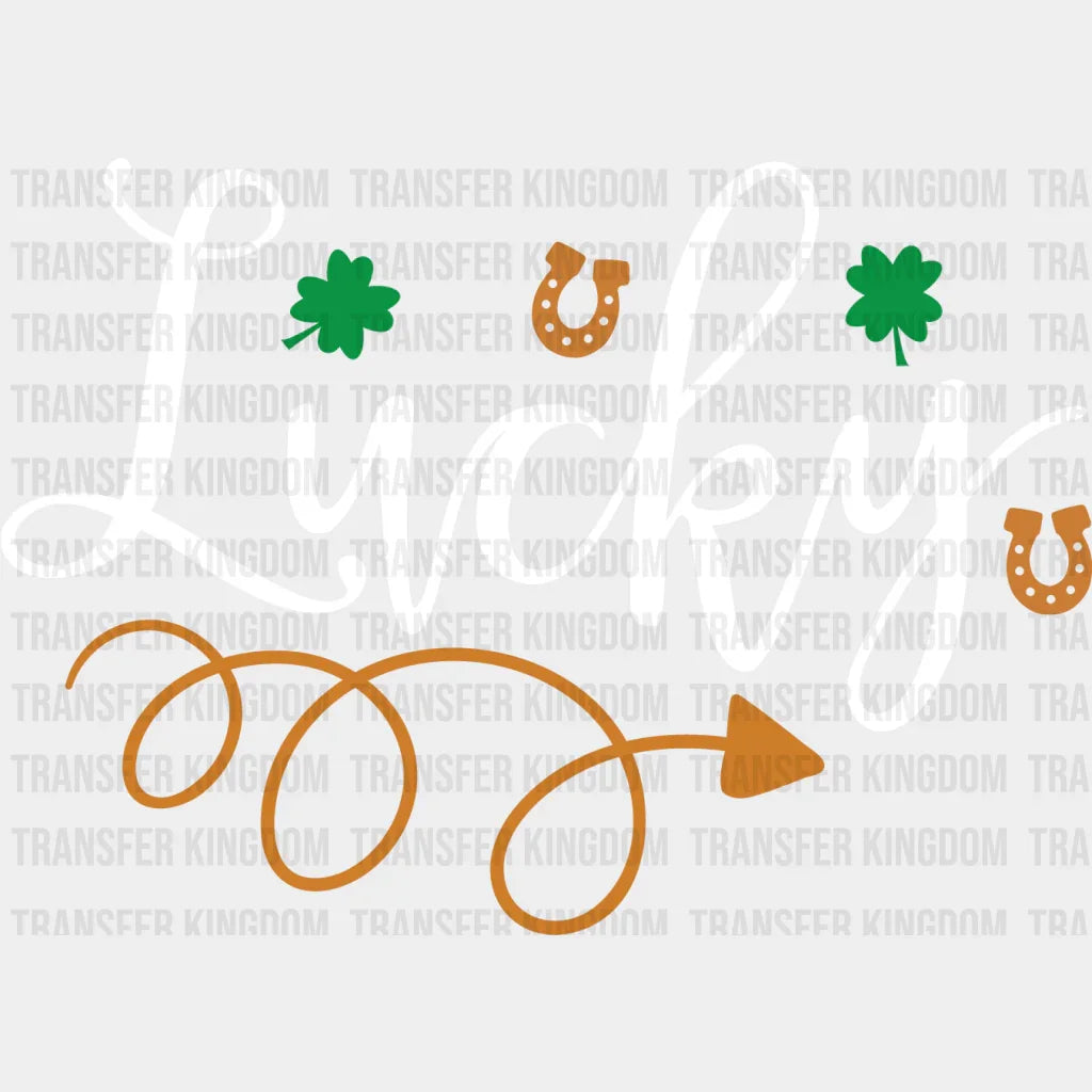 Lucky St. Patrick's Day Design - DTF heat transfer - Transfer Kingdom