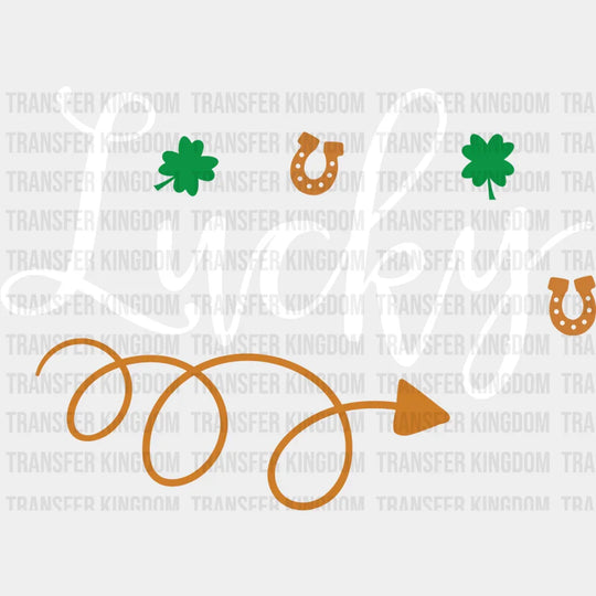 Lucky St. Patrick's Day Design - DTF heat transfer - Transfer Kingdom