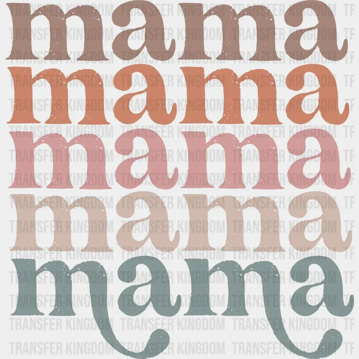 Mama Boho Distressed Stacked - Mothers Day  - Funny Mom - Cool Mom - Design - DTF heat transfer