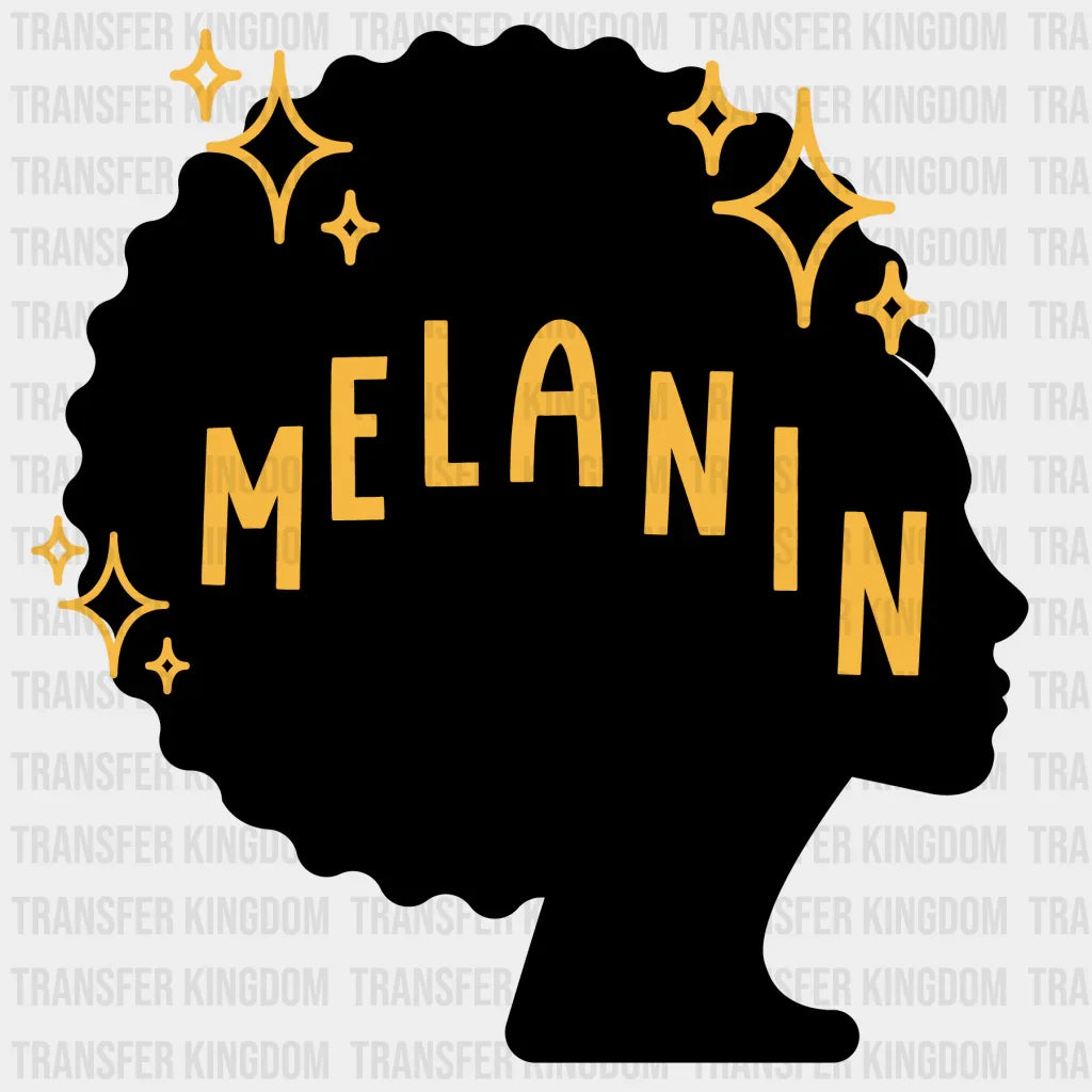 Melanin - BLM design DTF heat transfer - Transfer Kingdom