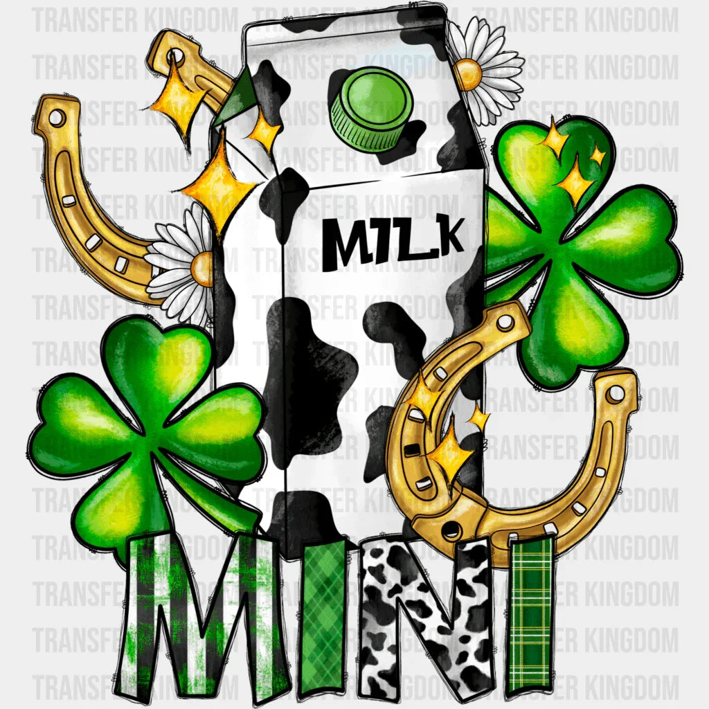 Milk Mini St. Patrick's Day Design - DTF heat transfer - Transfer Kingdom