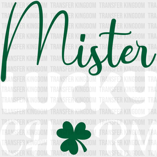 Mister Lucky Charm St. Patrick's Day Design - DTF heat transfer - Transfer Kingdom