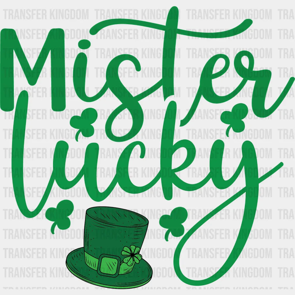 Mister Lucky St. Patrick's Day Design - DTF heat transfer - Transfer Kingdom