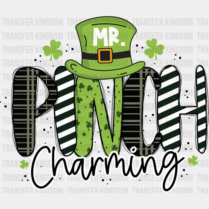 Mr. Pinch Charming St. Patrick's Day Design - DTF heat transfer