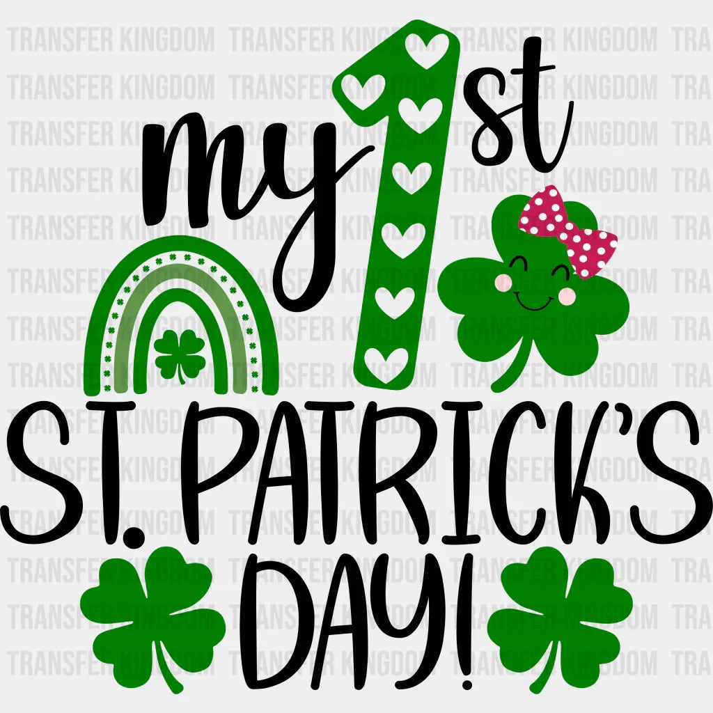 My 1st St. Patrick's Day Design - DTF heat transfer - Transfer Kingdom