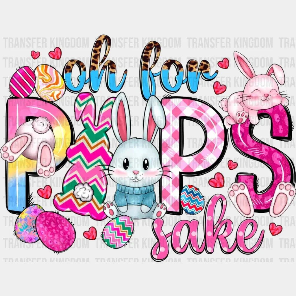 Oh For Peeps Sake Easter Bunnies Design - DTF heat transfer - Transfer Kingdom