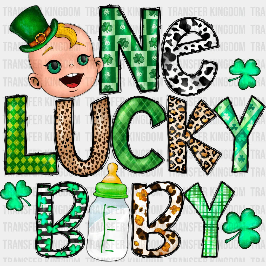 One Lucky Baby St. Patrick's Day Design - DTF heat transfer - Transfer Kingdom