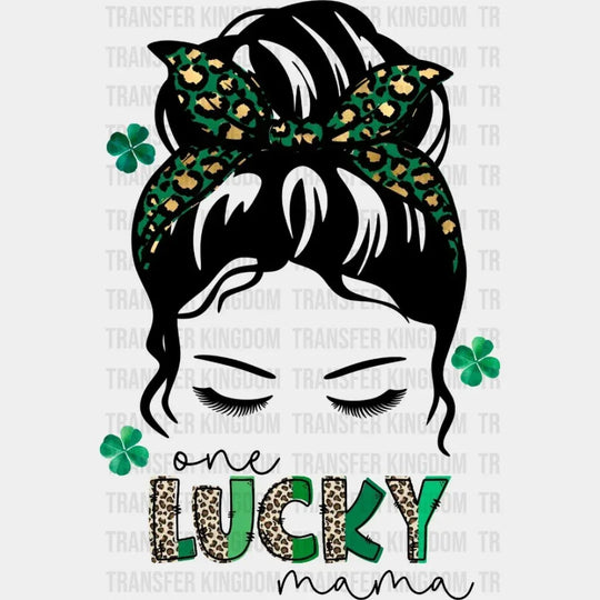 One Lucky Mama St. Patrick's Day Design - DTF heat transfer - Transfer Kingdom