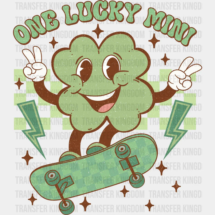 One Lucky Mini St. Patrick's Day Design - DTF heat transfer
