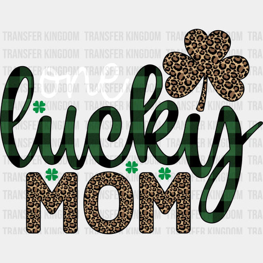 One Lucky Mom St. Patrick's Day Design - DTF heat transfer - Transfer Kingdom