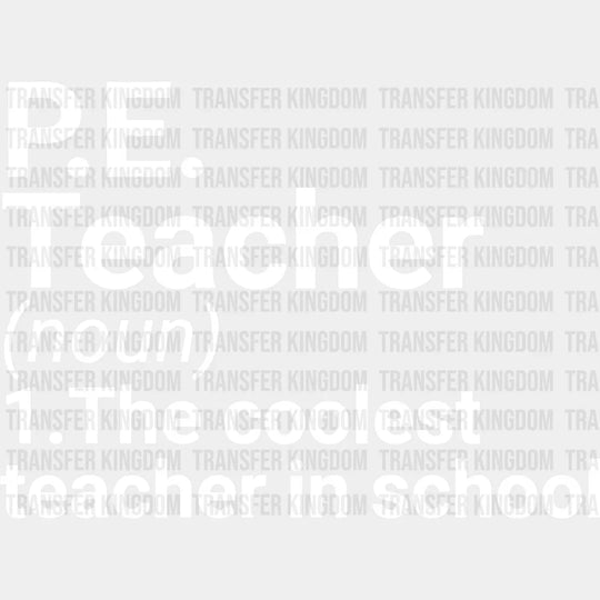 P.E Teacher 100 Days Of School Design - DTF heat transfer - Transfer Kingdom