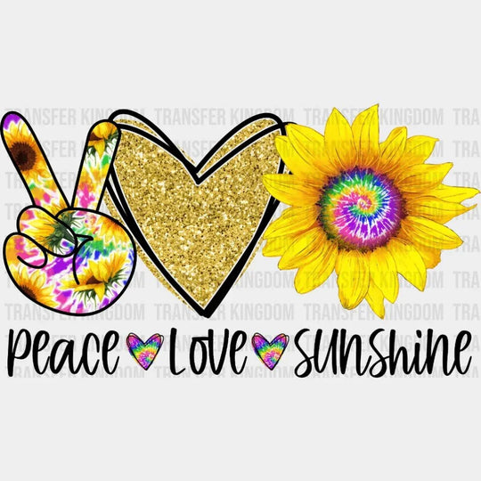 Peace Love Sunshine Mom - Cute Mom - Funny Mom - Design - DTF heat transfer - Transfer Kingdom