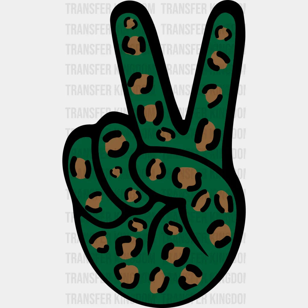 Peace Sign St. Patrick's Day Design - DTF heat transfer - Transfer Kingdom