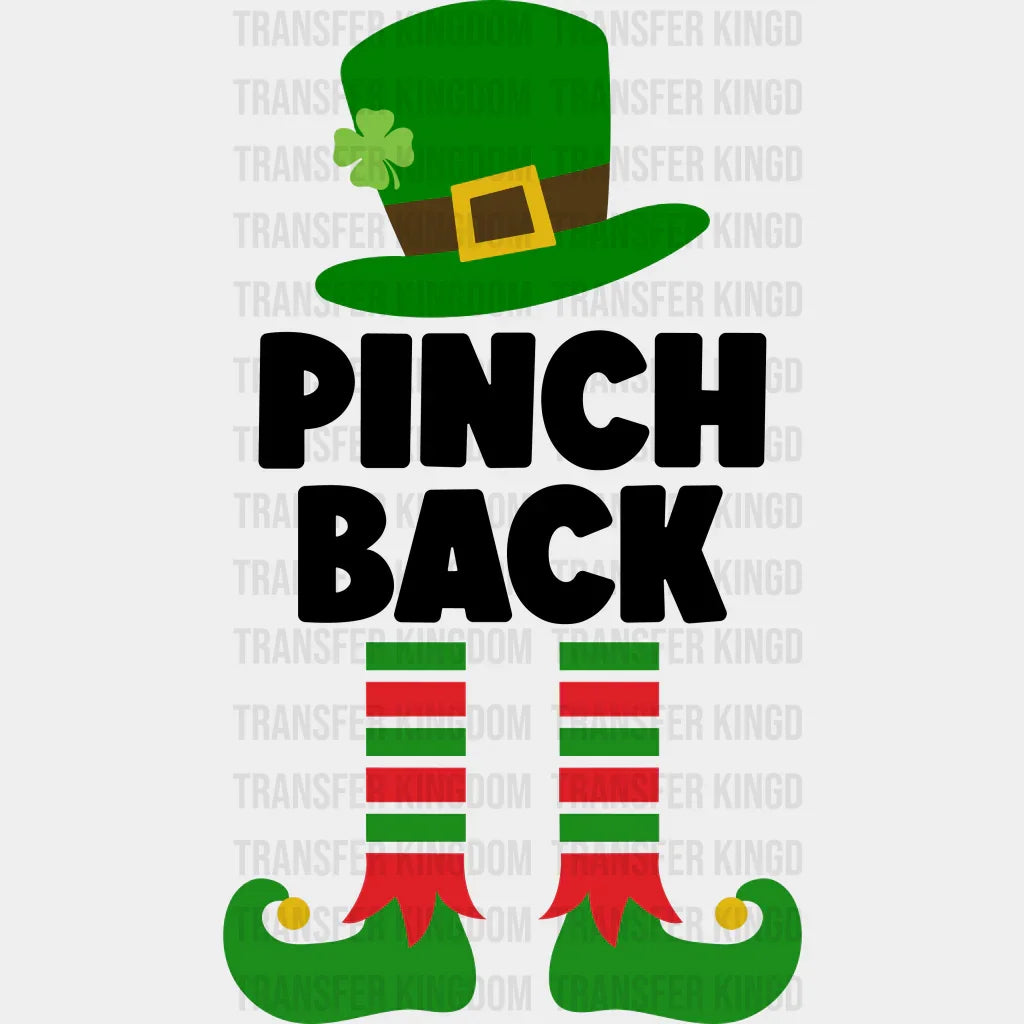 Pinch Back St. Patrick's Day Design - DTF heat transfer - Transfer Kingdom