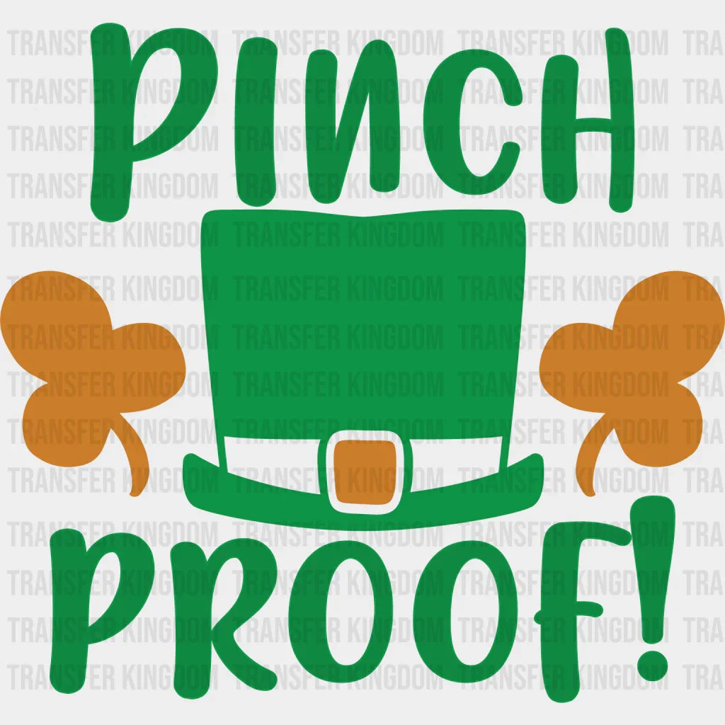Pinch Proof Hat St. Patrick's Day Design - DTF heat transfer - Transfer Kingdom