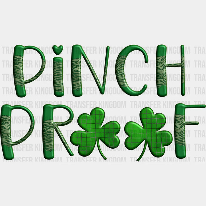 Pinch Proof St. Patrick's Day Design - St. Patrick's Day DTF heat transfer