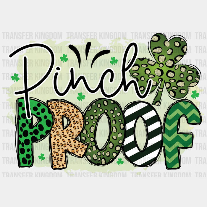 Pinch Proof St. Patrick's Day Design - DTF heat transfer
