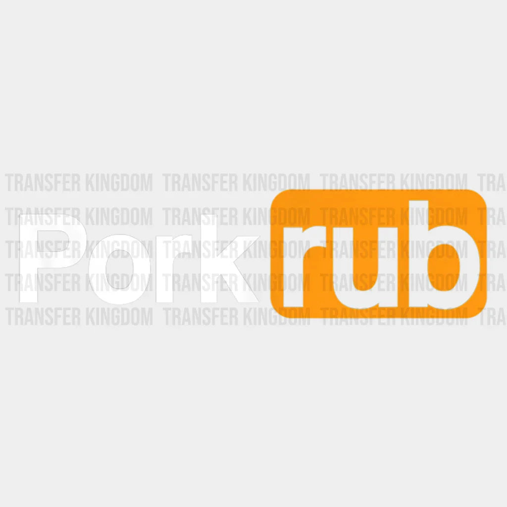 Pork Rub Design - DTF heat transfer - Transfer Kingdom