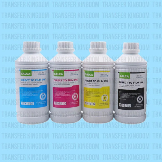 Premium Dtf Ink Cmyk / Calca Brand Water-Based Ink For Epson Printheads - 32 Oz Bottle Of 1L