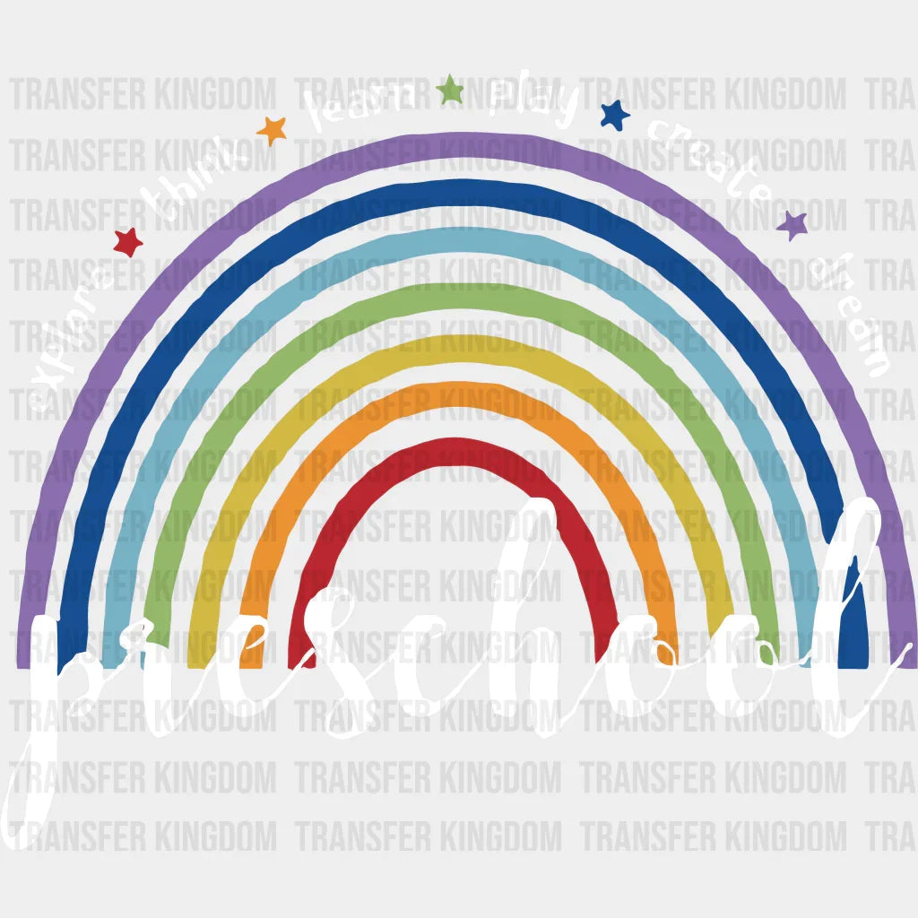 Preschool 100 Days School Design - DTF heat transfer - Transfer Kingdom