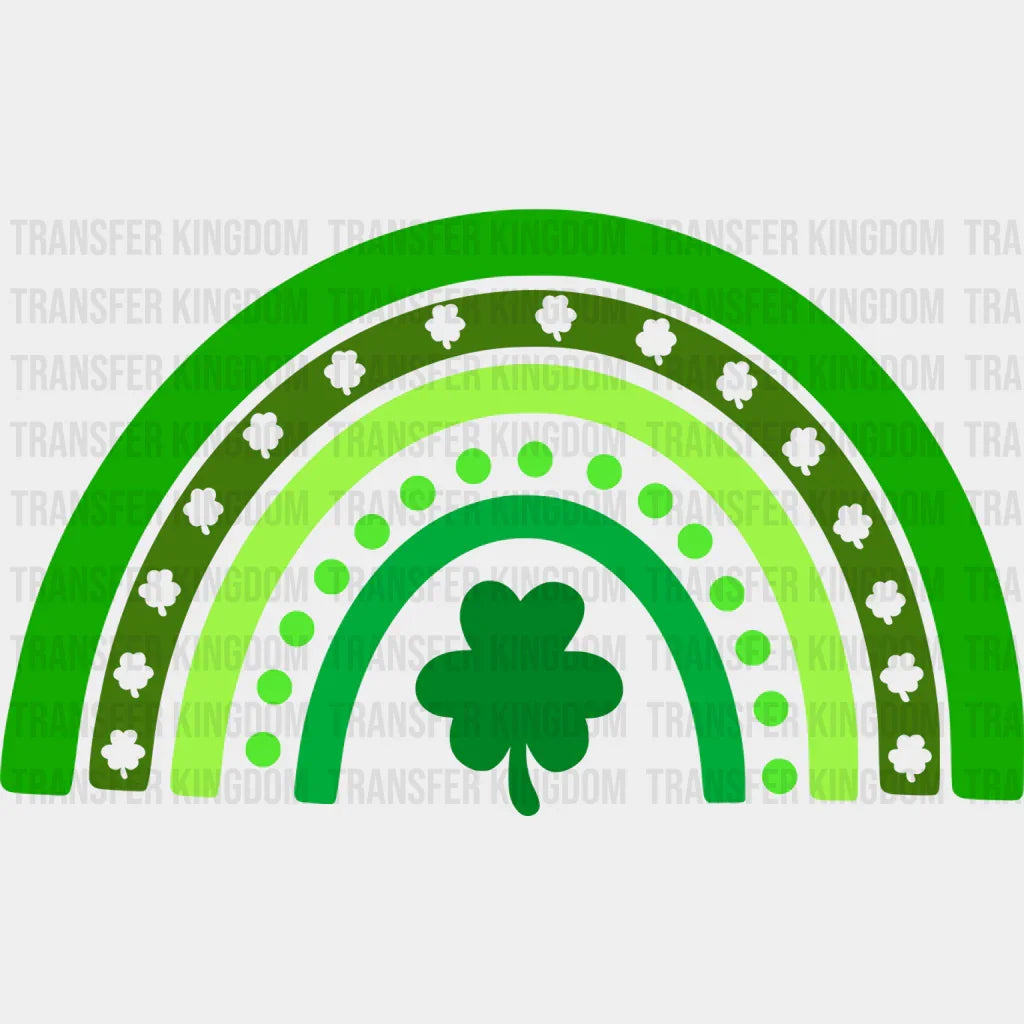 Rainbow St. Patrick's Day Design - DTF heat transfer - Transfer Kingdom