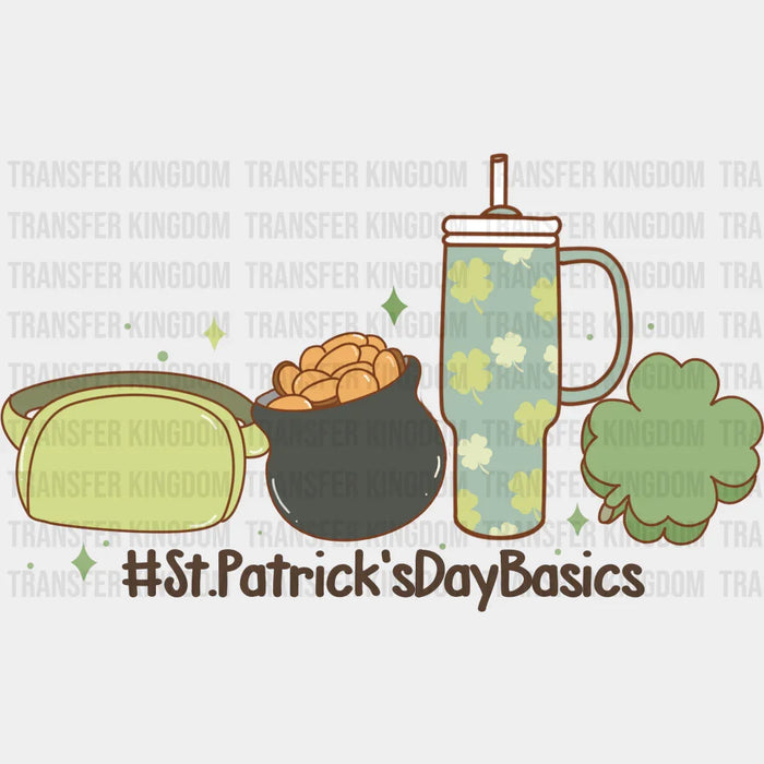 St. Patrick's Day Basics Retro St. Patrick's Day Design - DTF heat transfer