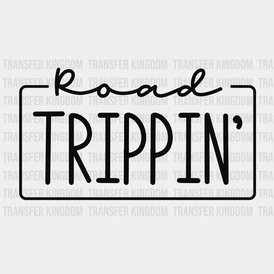 Road Trippin - Family Vacation Design Dtf Heat Transfer Unisex S & M ( 10 ) / Dark Color See Imaging