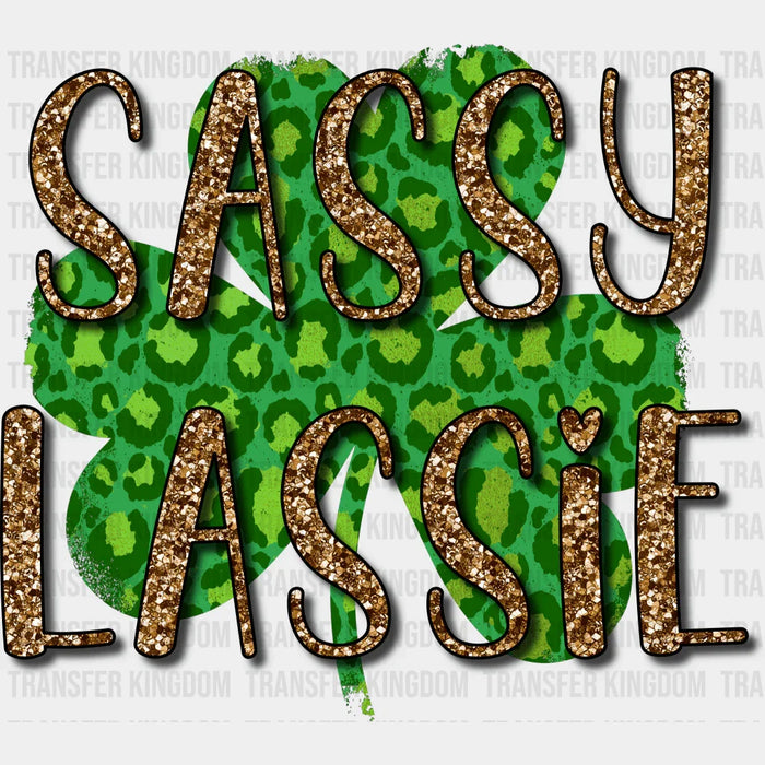 Sassy Lassie St. Patrick's Day Design - DTF heat transfer