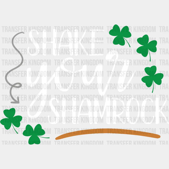 Shake Your Shamrocks St. Patrick's Day Design - DTF heat transfer - Transfer Kingdom